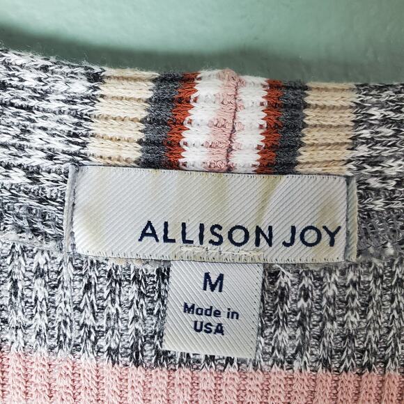 Evereve Allison Joy Callie Striped Duster Cardigan Sweater Size Medium - Picture 3 of 7